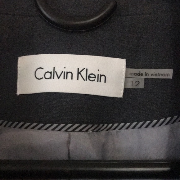Women’s grey Calvin Klein blazer size 12 - Picture 3 of 4